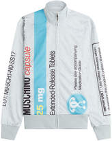 Moschino Printed Zip Front Sweatshirt