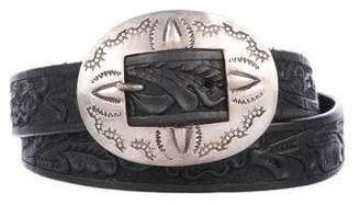 Ralph Lauren Embossed Leather Belt