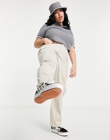 Thumbnail for your product : Collusion Plus crop polo in grey