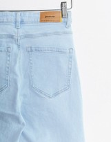 Thumbnail for your product : Stradivarius slim mom jean with stretch in light blue wash