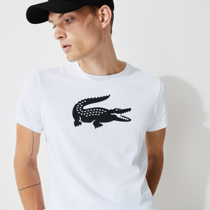 Lacoste Men's SPORT Oversized Crocodile Technical Jersey Tennis T-Shirt -  ShopStyle