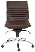 Thumbnail for your product : Euro Style Dirk Low Back Office Chair W/O Arms