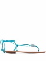 Thumbnail for your product : Aquazzura Jackie rhinestone-embellished sandals