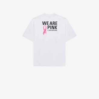 Balenciaga We Are Pink Large Fit T-shirt - ShopStyle