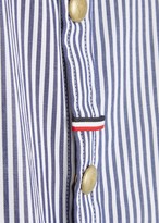 Thumbnail for your product : Moncler Gamme Bleu Blue Striped Cotton Shirt