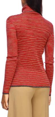 M Missoni Sweater Turtleneck Sweater In Ribbed Fabric