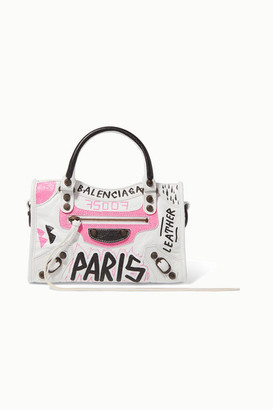 balenciaga white and pink bolsa