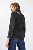 Thumbnail for your product : Topshop Moto fitted western shirt