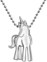 Thumbnail for your product : Alex Woo Princess Unicorn Pendant Necklace in Sterling Silver