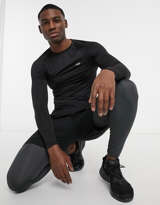 ASOS 4505 icon muscle fit training long sleeve t-shirt with quick