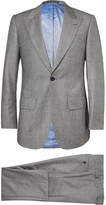 Thumbnail for your product : Lutwyche Grey Slim-Fit Checked Wool, Mohair and Cashmere-Blend Three-Piece Suit