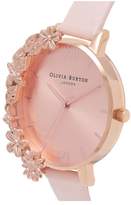 Thumbnail for your product : Olivia Burton Case Cuff Leather Strap Watch, 38mm