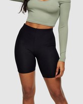 Thumbnail for your product : Topshop Women's Black High-Waisted - Cycling Shorts - Size 6 at The Iconic