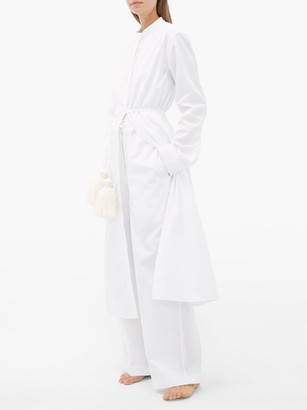 Jil Sander Satin Pyjama Trousers - White