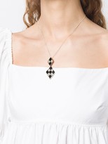 Thumbnail for your product : Susan Caplan Vintage 1980s Trifari diamond pendant necklace