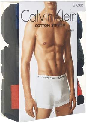 Calvin Klein Stretch Cotton Trunks (Pack of 3)