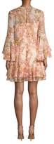 Thumbnail for your product : Eliza J Floral Ruffle Tiered Shift Dress