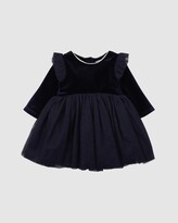 Thumbnail for your product : Bebe by Minihaha Girl's Blue Mini Dresses - Ivy Velour Tutu Dress - Babies - Size 000 at The Iconic
