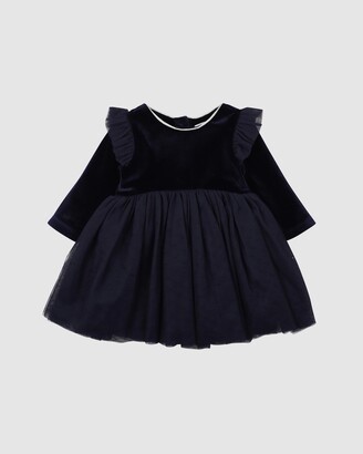 Bebe by Minihaha Girl's Blue Mini Dresses - Ivy Velour Tutu Dress - Babies - Size 000 at The Iconic