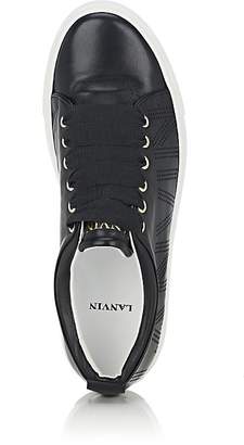 Lanvin Women's Logo-Perforated Leather Sneakers