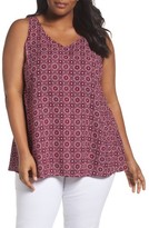 Thumbnail for your product : Sejour Plus Size Women's High/low Tunic Tank