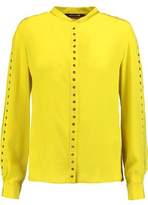 Thumbnail for your product : Roberto Cavalli Eyelet-Embellished Silk Blouse