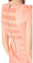 Thumbnail for your product : Alice + Olivia Leather A Line Dress