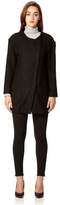 Thumbnail for your product : Anastasia Beverly Hills Womens Black Winter Textured Unlined Coat