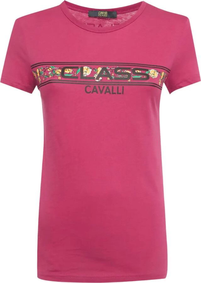 Class Roberto Cavalli logo-print T-shirt