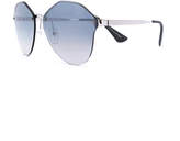 Thumbnail for your product : Prada Eyewear oversized rimless sunglasses