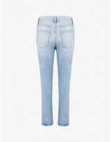 Thumbnail for your product : Frame Ladies Brown Cotton Le Original Twisted Skinny High-Rise Jeans, Size: 24