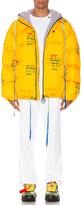 Thumbnail for your product : Off-White Industrial Zipped Puffer in Yellow | FWRD