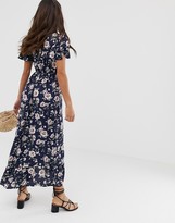Thumbnail for your product : Band of Gypsies Band Of floral print wrap maxi dress