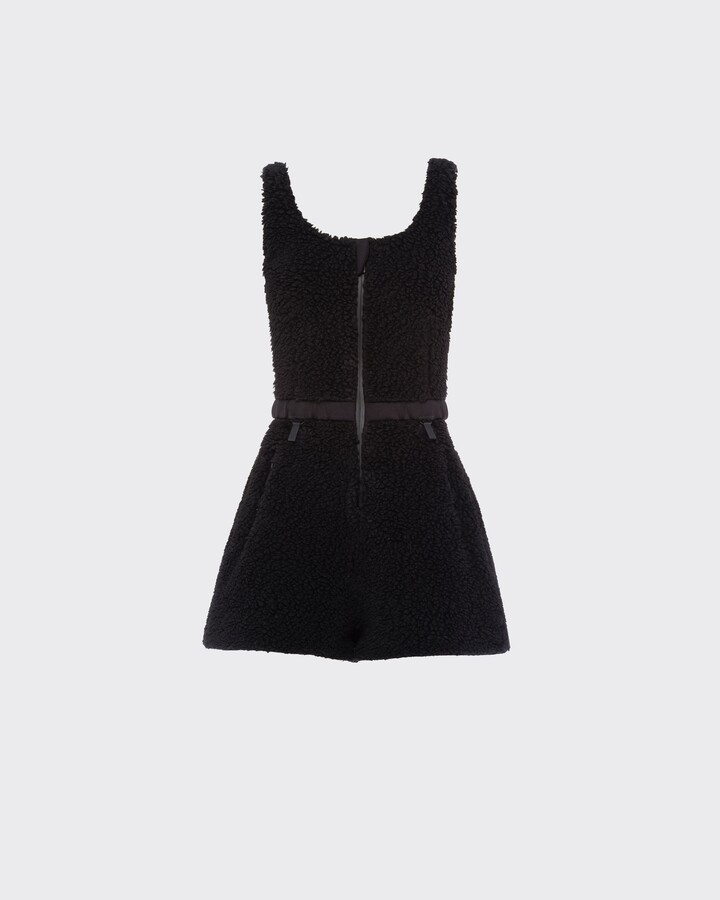 Prada Short Double Fleece Jumpsuit ShopStyle Skorts