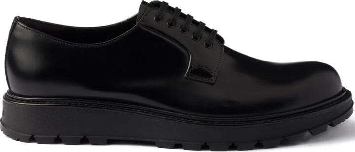 Prada Leather Derby Shoes