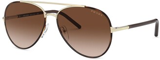 Prada Eyewear Decode pilot-frame sunglasses