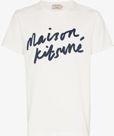 Thumbnail for your product : MAISON KITSUNÉ Logo Print Cotton T-Shirt