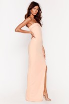 Thumbnail for your product : Nasty Gal Womens My Plus One Shoulder Maxi Dress - Pink - 10