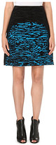 Thumbnail for your product : Proenza Schouler Flocked woodgrain A-line skirt