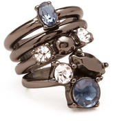 Thumbnail for your product : Forever 21 faux stone ring set