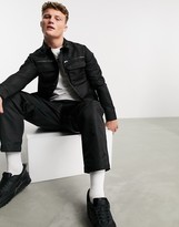 Thumbnail for your product : NATIVE YOUTH cyrus set overshirt in black nylon shine