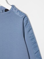Thumbnail for your product : Emporio Armani Kids Grosgrain Logo-Tape Sweatshirt Dress