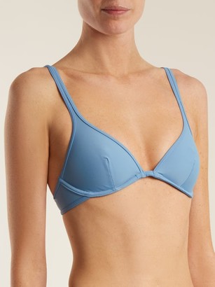 Ephemera - Classic Underwired Triangle Bikini Top - Blue