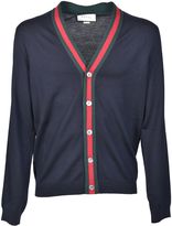 Thumbnail for your product : Gucci Web Trim Classic Cardigan