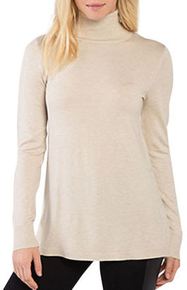 Kensie Long Sleeve Textured Pullover