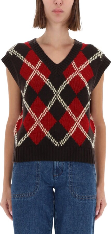 Guest in Residence argyle Vest