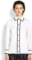Thumbnail for your product : Alice + Olivia High-Contrast Blouse
