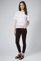Thumbnail for your product : Topshop Pretty hybrid panel top