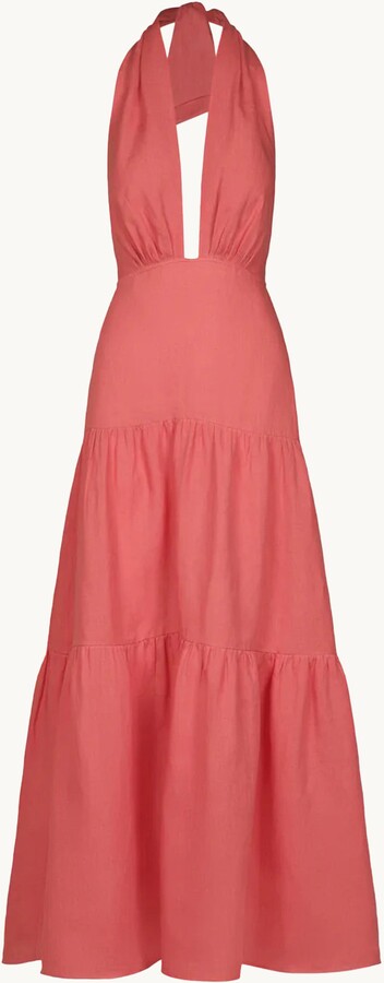 Johanna Ortiz Twilight Dress Peach 0