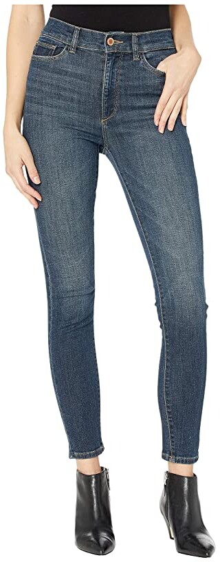 DL1961 Womens Farrow Instaculpt High Rise Skinny Fit Ankle Jean 